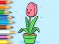 Mchezo Coloring Book: A Bunch Of Tulips