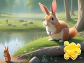 Mchezo Jigsaw Puzzle: Rabbit And Squirrels