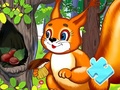 Mchezo Jigsaw Puzzle: Squirrel Hide Food