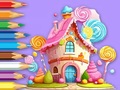 Mchezo Coloring Book: Lollipop House