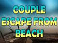 Mchezo Couple Escape From Beach