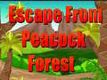 Mchezo Escape From Peacock Forest