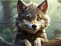 Mchezo Jigsaw Puzzle: Smiling Wolf