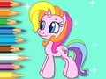 Mchezo Coloring Book: Shining Pony