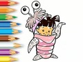 Mchezo Coloring Book: Monster Costume Girl