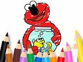 Mchezo Coloring Book: Elmo New Friend