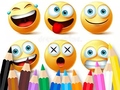 Mchezo Coloring Book: Funny Emoji