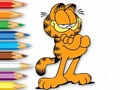 Mchezo Coloring Book: Garfield Hamburger