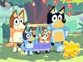 Mchezo Jigsaw Puzzle: Bluey Family