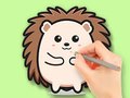 Mchezo Coloring Book: Cute Hedgehog