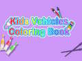 Mchezo Kids Vehicles Coloring Book