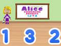 Mchezo World of Alice  Sequencing Numbers