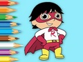 Mchezo Coloring Book: Super-Ryan