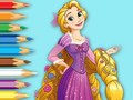 Mchezo Coloring Book: Princess Rapunzel