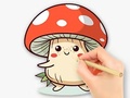 Mchezo Coloring Book: Mushroom