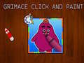 Mchezo Grimace Click and Paint