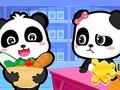 Mchezo Jigsaw Puzzle: Baby Panda Supermarket