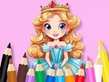 Mchezo Coloring Book: Flower Princess