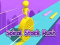 Mchezo Spiral Stack Rush