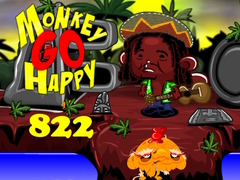 Mchezo Monkey Go Happy Stage 822