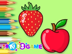Mchezo Coloring Book: Apple And Strawberry