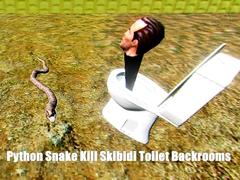 Mchezo Python Snake Kill Skibidi Toilet Backrooms