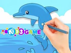 Mchezo Coloring Book: Cute Dolphin