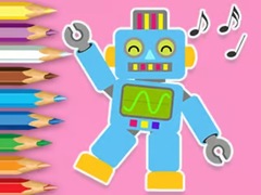 Mchezo Coloring Book: Robot Dancing