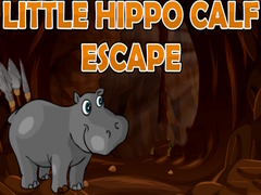 Mchezo Little Hippo Calf Escape