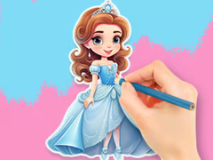 Mchezo Coloring Book: Chibi Princess