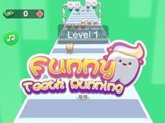 Mchezo Funny Teeth Running