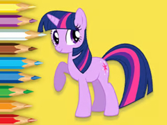 Mchezo Coloring Book: Little Pony