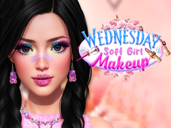 Mchezo Wednesday Soft Girl Makeup
