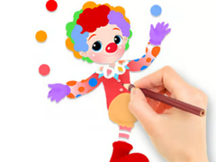 Mchezo Coloring Book: Funny Clown