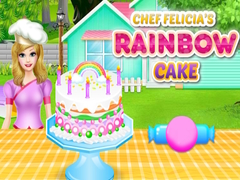 Mchezo Chef Felicia`s Rainbow Cake