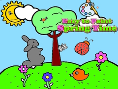Mchezo Easy to Paint Spring Time