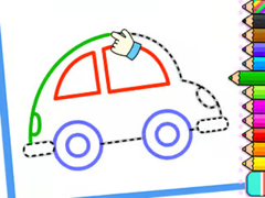 Mchezo Toddler Drawing: Cute Car