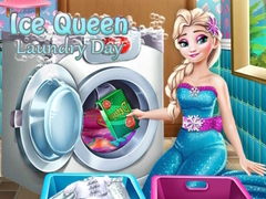 Mchezo Ice Queen Laundry Day
