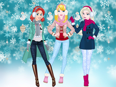 Mchezo Princesses Winter Spree
