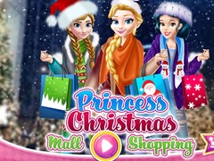Mchezo Princess Christmas Mall Shopping