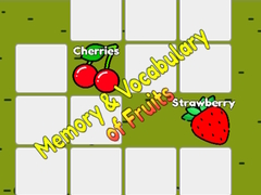 Mchezo Memory & Vocabulary of Fruits