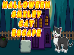 Mchezo Halloween Smiley Cat Escape
