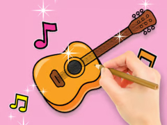 Mchezo Coloring Book: Star Guitar
