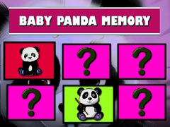 Mchezo Baby Panda Memory