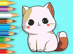 Mchezo Coloring Book: Cute Kitten