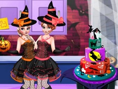 Mchezo Halloween Party Cake
