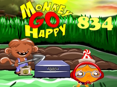 Mchezo Monkey Go Happy Stage 834