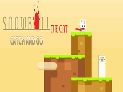 Mchezo Snowball The Cat Catch and Go