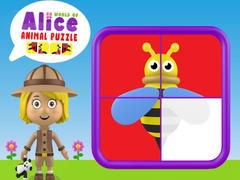 Mchezo World of Alice Animals Puzzle