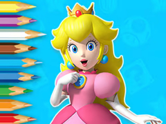 Mchezo Coloring Book: Young Princess Peach